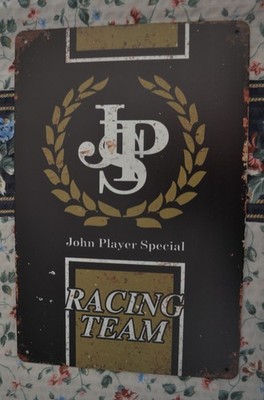 Racing John Player - Schild und  2 Aufkleber. Jetzt ran !
