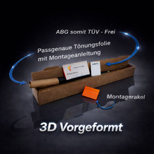 3D Vorgeformte Tönungsfolie Mercedes A-Klasse 5-Türer (W177)  2018- Schwarz Foli