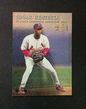 2000 Skybox Metal Edgar Renteria #91 Base Set St. Louis Cardinals MLB