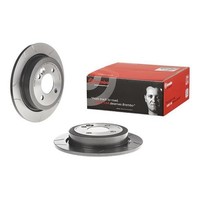 2X Brembo Bremsscheiben 259Mm Geschlitzt Voll Hinten Passend FÜR Mini Mini