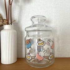 Dick Bruna Miffy Glass Canister 15x9x9cm/5.9x3.54x3.54" Dick Bruna Dick Bruna