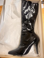 Image of Brand new Dune Black Patent leather boots Size 40 (7)