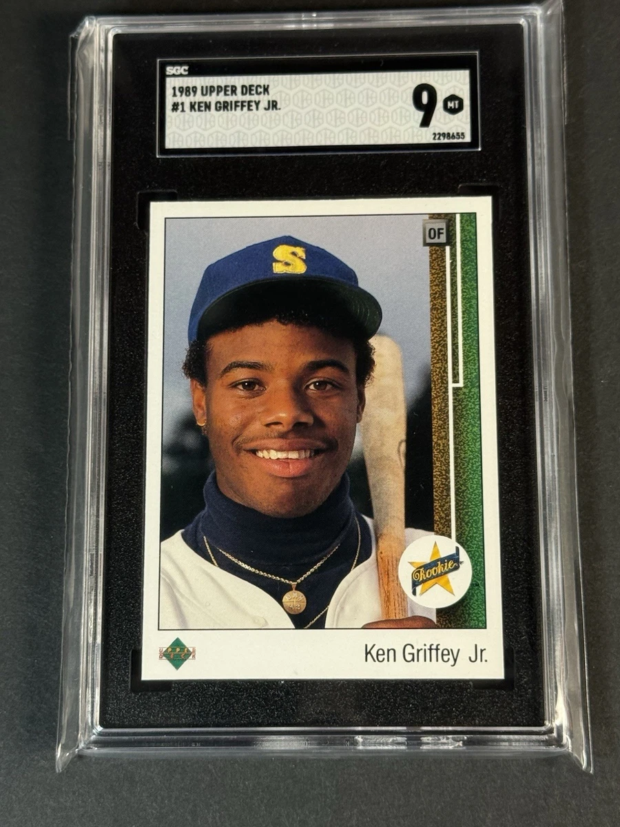 Ken Griffy jr カード Amazon.com: Ken Griffey Jr 1989 Topps Traded ROOKIE card #41T