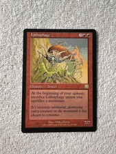 Lithophage - Mercadian Masques - Red - LP - MTG ☀️Shinetized