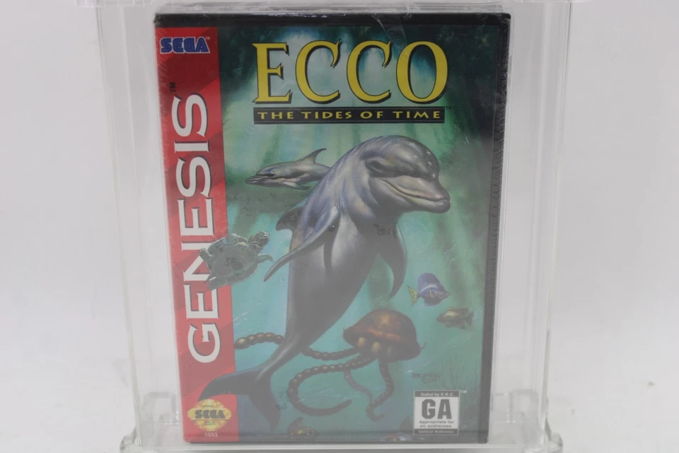 Ecco: The Tides of Time Sega Genesis Wata Graded 9.2 C+ - Image 2 of 4