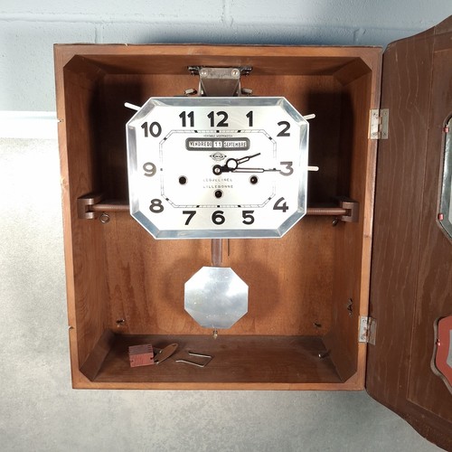 Girod French Wall Clock Vintage Art Deco Pendulum Vertible Westminster - Picture 6 of 24
