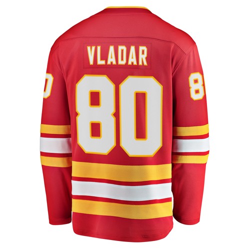 Men's Fanatics Daniel Vladar Red Calgary Flames Home Breakaway Player Jersey - Picture 3 of 3