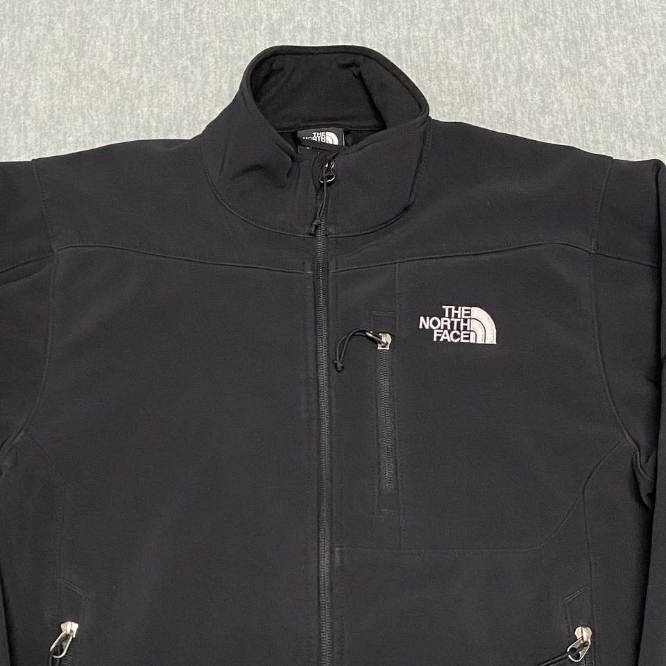 The North Face Jacket Mens XS Apex Bionic Jacket SoftShell Fleece Lined Black - Image 2 of 4
