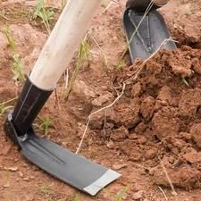 Forged Steel Garden Hoe Heavy-Duty Weeding Digging Tool for Farming & Plantiing