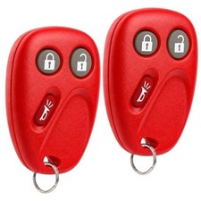 Key Fob Keyless Entry Remote fits Chevy Tahoe Suburban Silverado 2-Pack Red