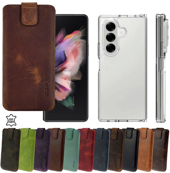 Funda Para Samsung Galaxy Z FOLD3 5G Bolsa Estuche Con Silicona Bumper Adecuado