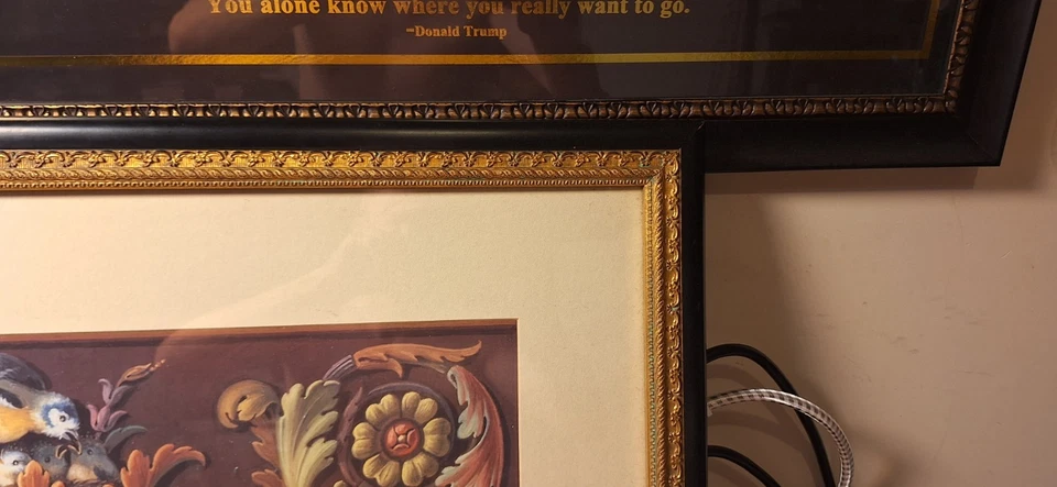 Impresión artística enmarcada decoración Javoir Faire “fantasía veneciana” - pájaro barroco conejos  Foto 4 de 4