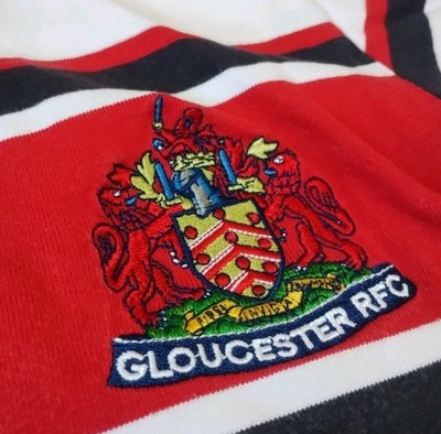 Maillot Domicile Gloucester Rugby 2003-2005 - Cotton Traders LB - Taille Grand Garçon XS