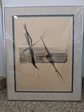 Toko Shinoda "Beyond C” Lithograph Print Framed Hand Signed 16/35