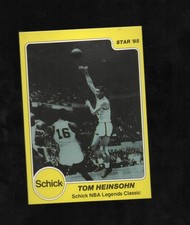 1985 Star Schick Legends Basketball #14 Tom Heinsohn  NM Clean Sharp