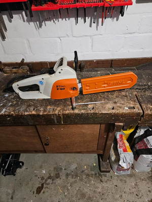 Stihl E 160 Elektro Kettensäge Säge 
