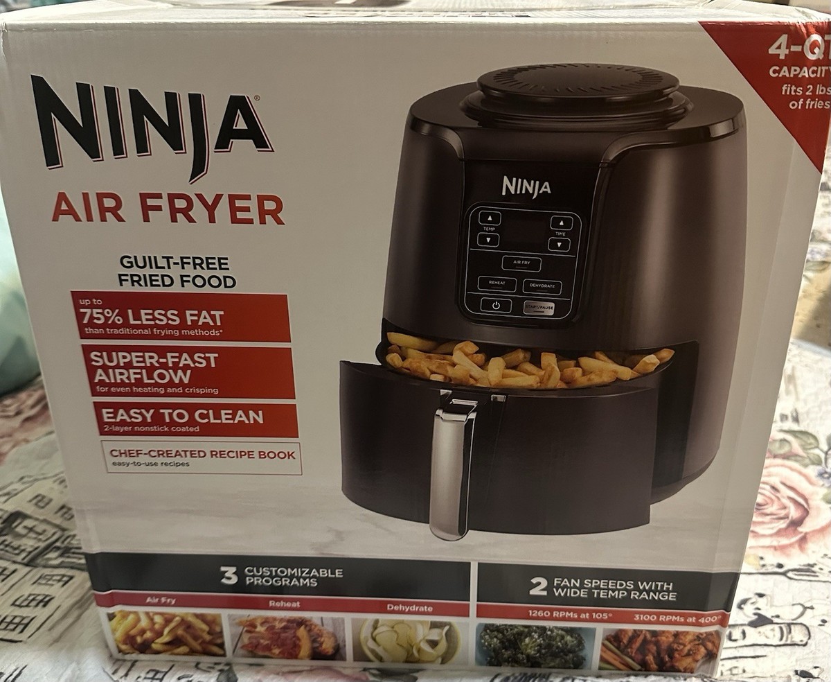 Ninja 4QT Air Fryer, Black, AF100WM | eBay