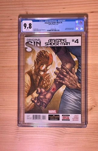Amazing Spider-Man (2014) #4 1st Print CGC 9.8 White Pages 1st Full App Of Silk