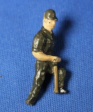 O - S - O-27 Metal Figure -Construction Worker - Very Good Condition