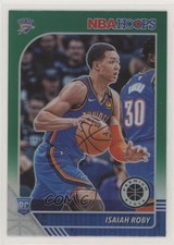 2019-20 Panini NBA Hoops Premium Stock Green Prizm Isaiah Roby #234 nh3