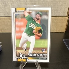 Topps 2026 Series 1 Mason Barnett #273 Oakland Athletics Rookie MLB Baseball