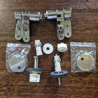 <!--F#f_0-->Replacement Chrome Toilet Seat Hinges Set Pair With Fittings KIT Mountings<!--F/-->
