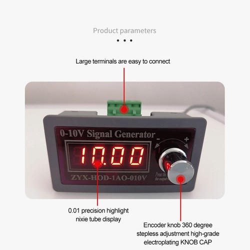 2X(Adjustable Voltage Analog Simulator 0-10V 5-10V Voltage Generator 1883 - Photo 6/8