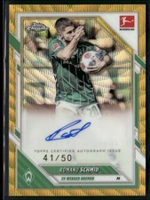 2026 Topps Bundesliga Chrome GOLD AUTO ROMANO SCHMID /50