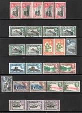 (386-87)     Ceylon KGVI 1938-49 Set (34 Different Stamps) SG386-397a M/Mint