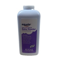 Equate Pure Corn Starch Baby Powder 22oz, Hypoallergenic, Lavender  Chamomile