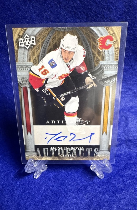 2009-10 Upper Deck Artifacts - Auto Facts Dustin Boyd #AF-DU (AU)