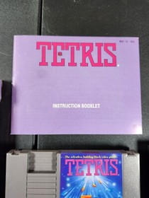 Tetris (Nintendo Entertainment System, 1989)Nice And Clean, See Pics!