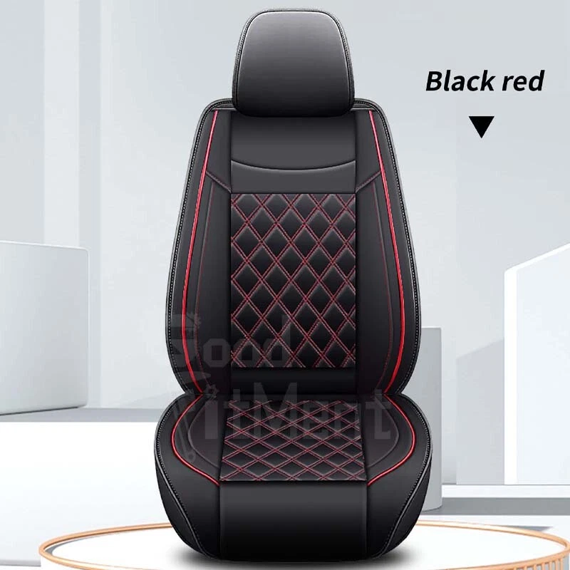For Honda Civic del Sol Car Seat Covers Front&Rear Full Set 5-Seats Cushion Red Foto 4 de 4