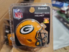 GREEN BAY PACKERS SPEED NEW CLAMSHELL POCKET PRO HELMET RIDDELL