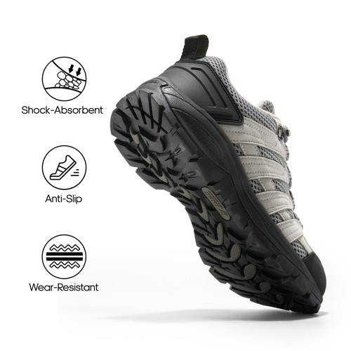 Damen-Wanderschuhe Wanderschuhe leichte atmungsaktive Turnschuhe Outdoorschuhe US - Bild 36 von 79