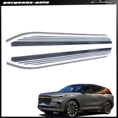 Fits Lincoln Nautilus 2023 2024 Fixed Running Boards Nerf Bar Side Steps Pedals