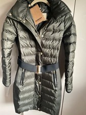 Burberry Authentic Abbeydale Puffa Coat New With Tags Olive Green Size 4 Uk