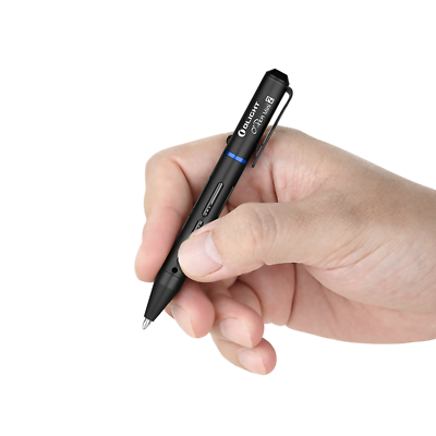 Olight O'Pen Mini 2 Ballpoint Pen & Pencil in One, 2-Pack (1 Black