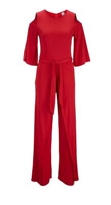 HEINE Damen Overall mit Cut-Outs, rot