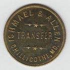 Chillicothe, Missouri Transit Token 200B