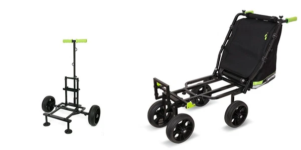 Fox Matrix Transporter Barrow Trolley 2 or 4 Wheel Seatbox Fishing