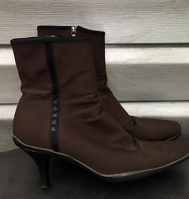 brown prada boots