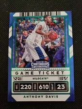 2020 Contenders Draft Picks ANTHONY DAVIS Green Explosion Game Ticket VARIATION