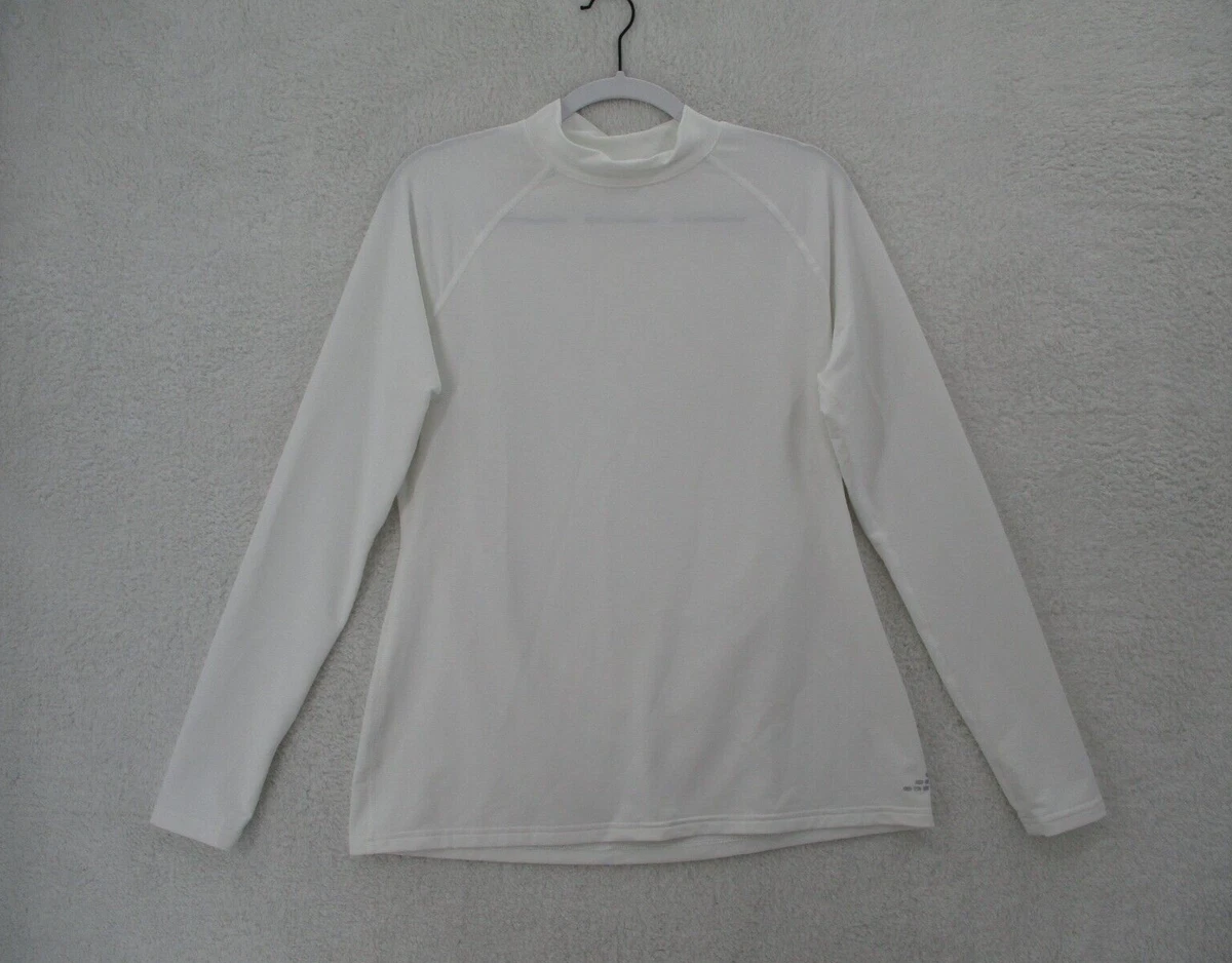 BCG Shirt Womens Extra Large White Long Sleeve Training Cold Weather XL