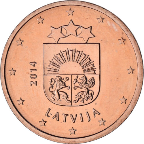 [#1270125] Lettonie, 5 Euro Cent, 2014, BU, SPL+, Cuivre plaqué acier, KM:152 - Photo 1/2