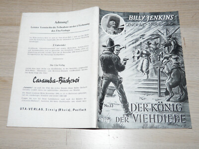 BILLY JENKINS Nr. 33: Der König der Viehdiebe, Original UTA-Verlag