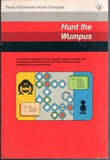 TI-99/4  4A TI Hunt the Wumpus Manual