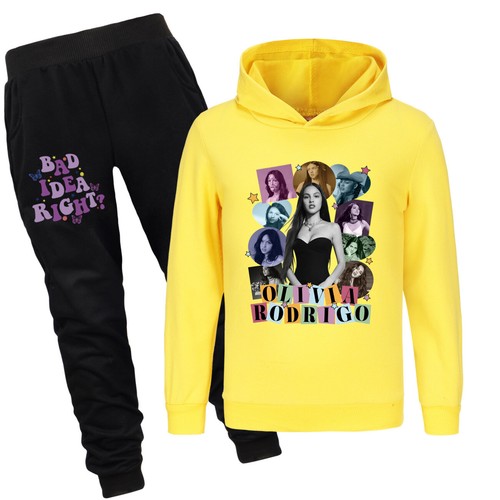 Girl Olivia Rodrigo Hoodie Pullover Casual Sweatshirt Tops Hosen Outfits Sets - Bild 5 von 51