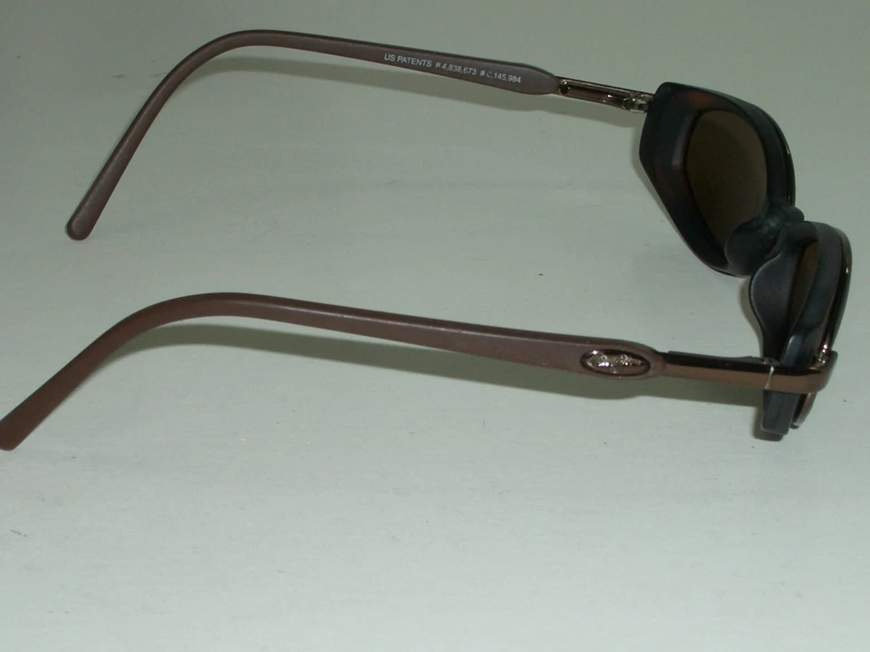 GAFAS DE SOL MAUI JIM ITALY MJ-124-10 DGM CRISTAL ROSA ELEGANTES OVALADAS CON BISAGRA FLEXIBLE COMO NUEVAS Foto 3 de 4