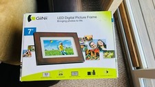 GiiNii 7  Digital Picture Frame 128MB Auto Rotate USB Port 16.9 Screen Ration